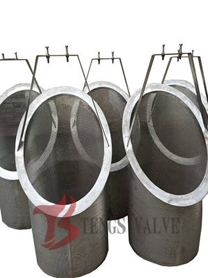 바구니 스트레이너 ANSI Class150LB - 600LB를 위한 SS304 보충 바구니 스크린